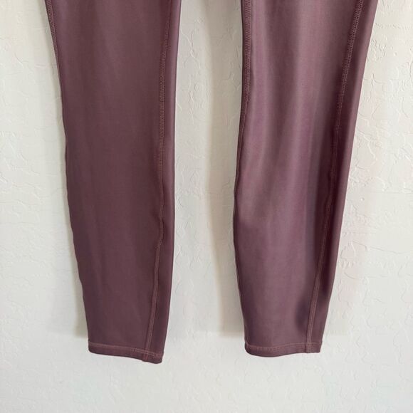 Athleta High Rise Chaturanga Shine Tight Mauve Purple #869055 Womens Size M - Picture 6 of 10
